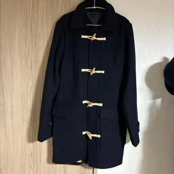 TOMMY HILFIGER 네이비 더플 코트 S