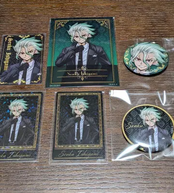 Dr.STONE 점프 페스타 THE 캐릭터 블랙 슈트 이시가미 센쿠