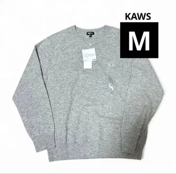 [새상품] 유니클로 x 카우스 캐시미어 100 크루넥 스웨터 M 사이즈