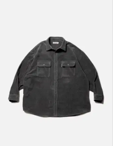 COOTIE 와이드 코듀로이 CPO 재킷 그레이