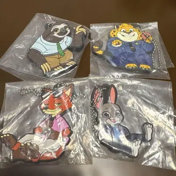 주토피아2 가챠 데포라바 4체 세트 닉 주디