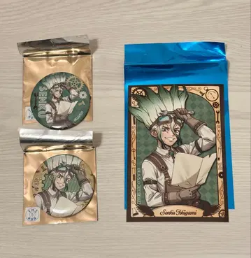 닥터스톤 Dr.STONE 센쿠 투링 캔뱃지+특전