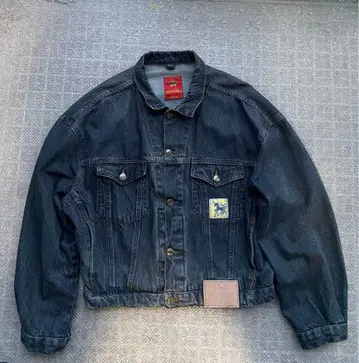 [분위기 발군] D'ANGELO 블랙 데님 자켓 짧은 기장