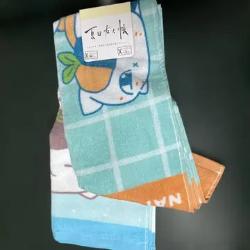 타월 나츠메 우인장 냥코센세이 페이스타월 면 냥코센세이