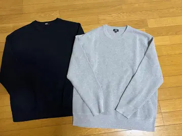 UNIQLO 밀라노 리브 니트 스웨터 2개 세트 XL