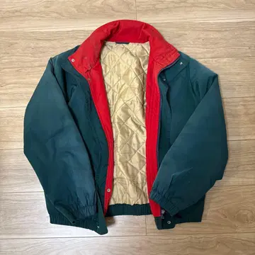 McGREGOR 그린 컬러 퀼팅 점퍼