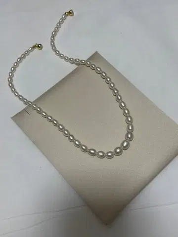 담수 펄 그라데이션 목걸이