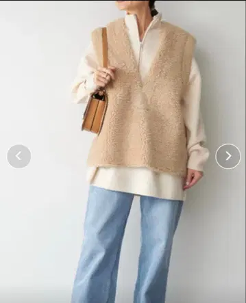 Plage R'IAM 페이크 무스탕 베스트 36