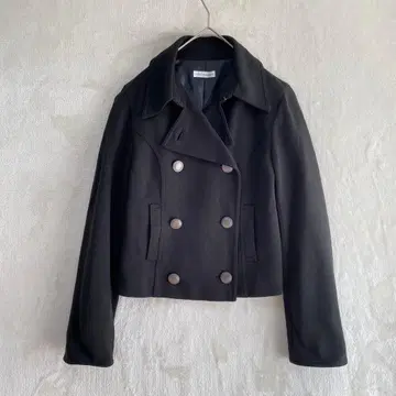 a.v.v Standard/라이더스풍 코트/38/숏 기장 더블 블랙