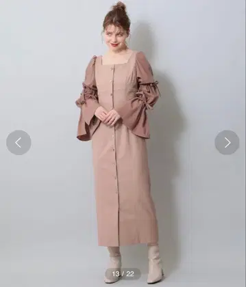 새상품급 DEICY 리본 슬리브 타이트 원피스 사이즈 0