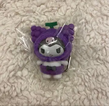 산리오 시크릿 키링 과일 쪼꼬미 (쿠로미)