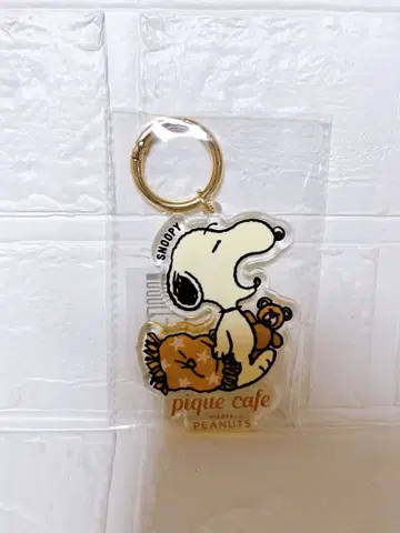스누피 아크릴 키링 pique cafe