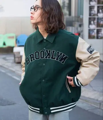 [새상품급] 바시티 자켓/WEGO