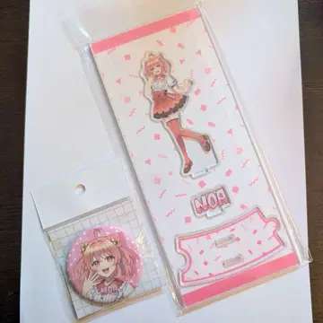 컬러풀 피치 노아 아크릴 스탠드 캔뱃지 전시회 5주년 뮤지엄