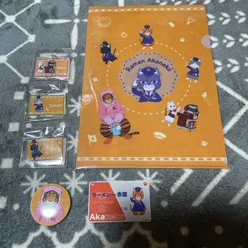 라면 빨간 고양이 역무원 버전 굿즈