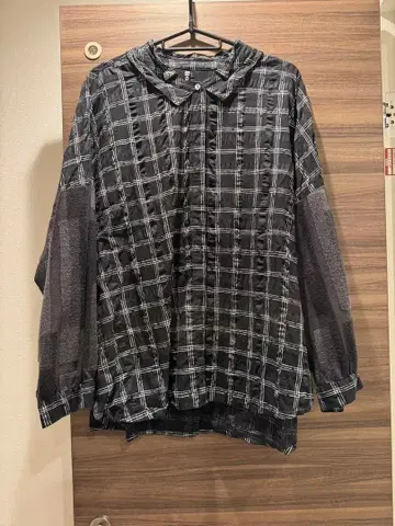 FRAPBOIS 체크 블라우스