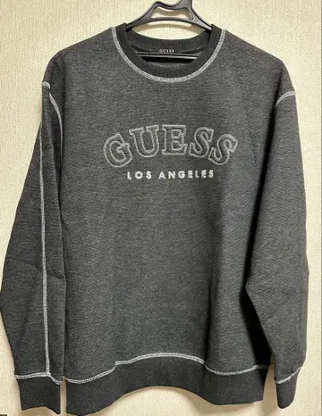 [새상품] GUESS 그레이 트레이닝복 로고 자수 M