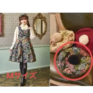 노엘 드 메모와르 오버롤 스커트 M 베레모 블랙 시마무라