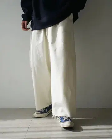 프렉미 precme 코튼 배기 팬츠