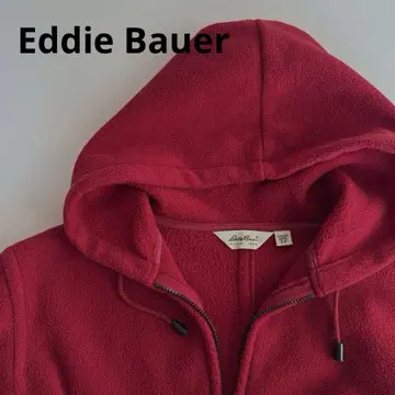 에디바우어 Eddie Bauer 화이트 택 90s 플리스 하프 코트