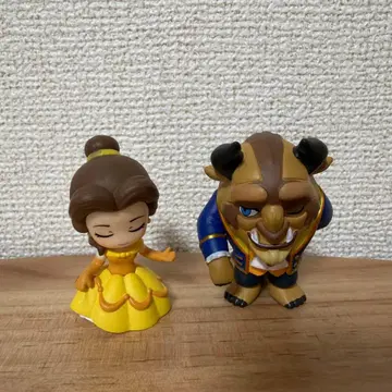 디즈니 벨과 야수 피규어 세트