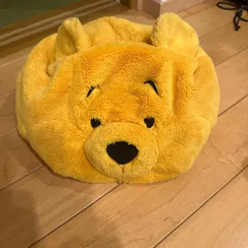 옐로우 컬러 캐릭터 모자 2점 세트