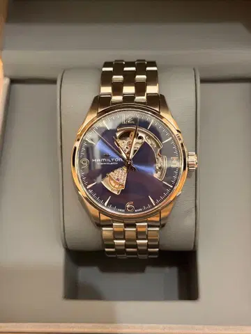 [HAMILTON] 재즈 마스터 오픈 하트 자동 와인딩