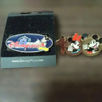 홍콩 디즈니랜드 미키마우스 오벌 핀 배지 100주년 기념