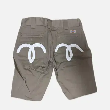 dickies 숏팬츠 화이트 로고