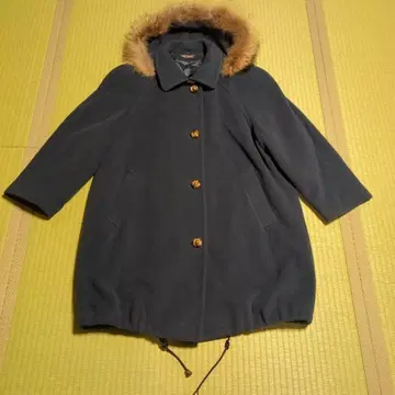 이탈리아제 TAGLIENTE 타리엔테 울 코트 퍼 포함 배송비 포함