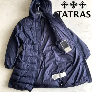 사이즈 2 [ 미사용급 ] 타트라스 TATRAS A라인 다운 코트 네이비
