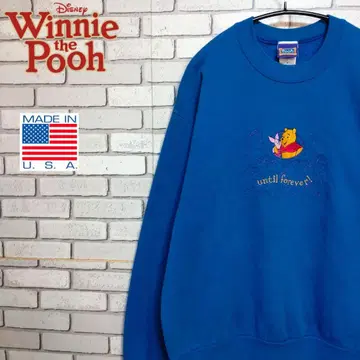 90s 디즈니 곰돌이 푸 맨투맨 MADE IN USA!