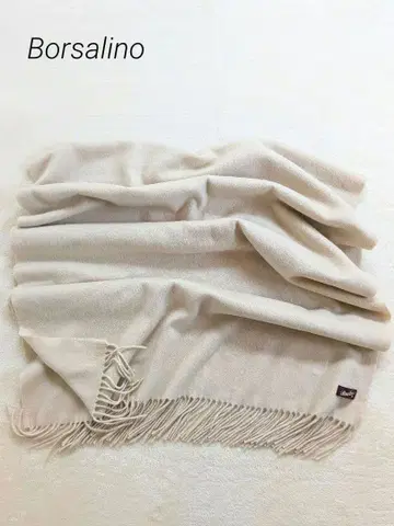 볼사리노 대형 캐시미어 스톨 베이지 익명 배송 당일 발송