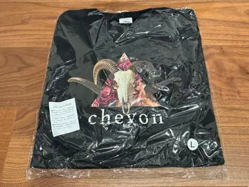 Chevon 콜라주 아트 롱T 블랙 L 사이즈 블랙 롱 티셔츠