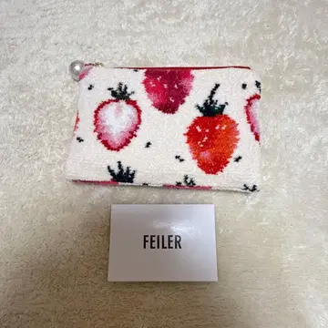 FEILER 딸기 무늬 파우치