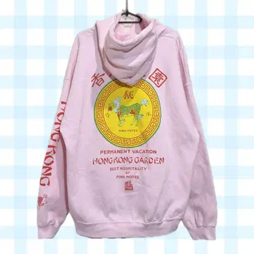 RNA PINK MOTEL 핑크 모텔 홍콩 정원 후드티 후디