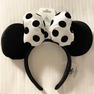 캘리포니아 디즈니랜드 미니 도트 무늬 머리띠 미사용 새상품