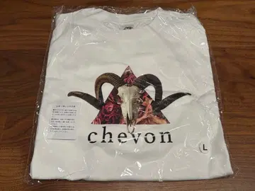 Chevon 콜라주 아트 롱T 화이트 L 사이즈 흰색 롱 티셔츠