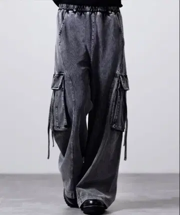 CLEL 헤비웨이트 빈티지 디자인 카고 팬츠 L