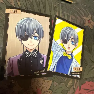 흑집사 Black Label 특전 포토 카드 시엘 2종