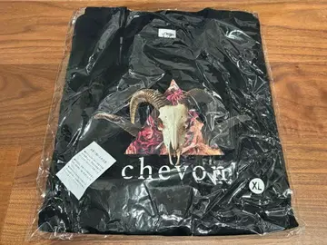 Chevon 콜라주 아트 롱T 블랙 XL 사이즈 블랙 롱 티셔츠