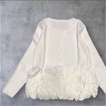 스완 가디건 프릴 가디건 안미누 ohga frene 페플럼