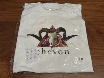 Chevon 콜라주 아트 롱T 화이트 XL 사이즈 화이트 롱 티셔츠