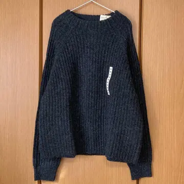 [새상품] *무인양품* 모크넥 스웨터 울