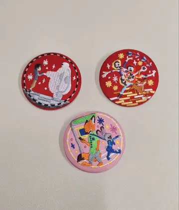 디즈니 자수 캔뱃지 2