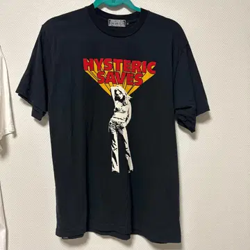 HYSTERIC SAVES T셔츠 L 사이즈 블랙