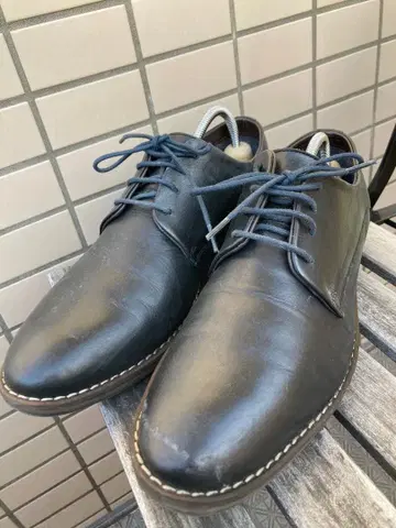 블랙 가죽 드레스 슈즈