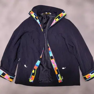 LEONARD SPORT 자켓 컬러풀 트리밍 퀼팅