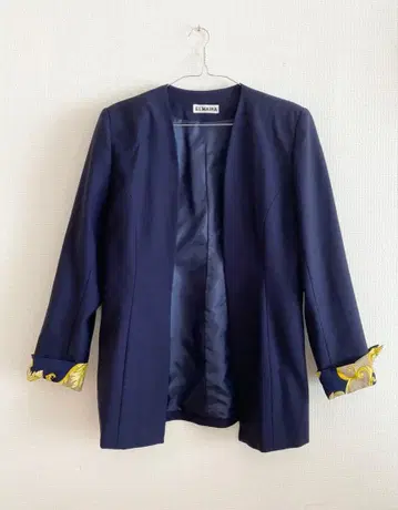 [ ELMAIRA ] 네이비 자켓 구제 의류 레트로 80년대