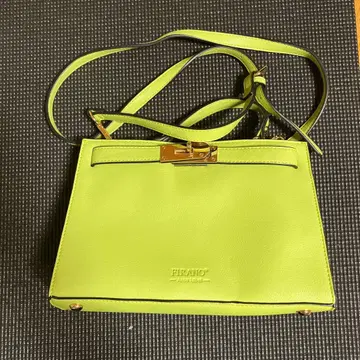 FIRANO 라임 그린 핸드백 숄더백
